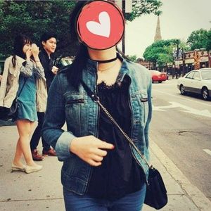 Petite denim jacket by GUESS